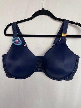 Vanity Fair Blue Beauty Back Full Figure Smoothing Underwire Bra 76380 42DD